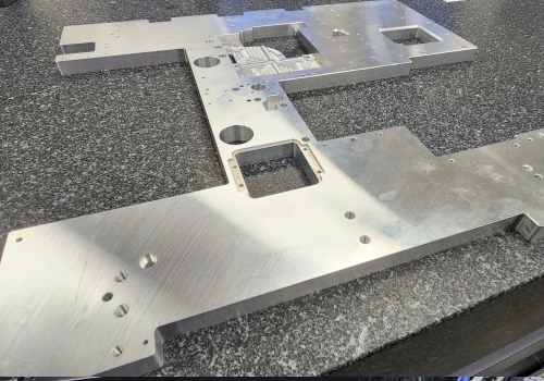 Large plate machining